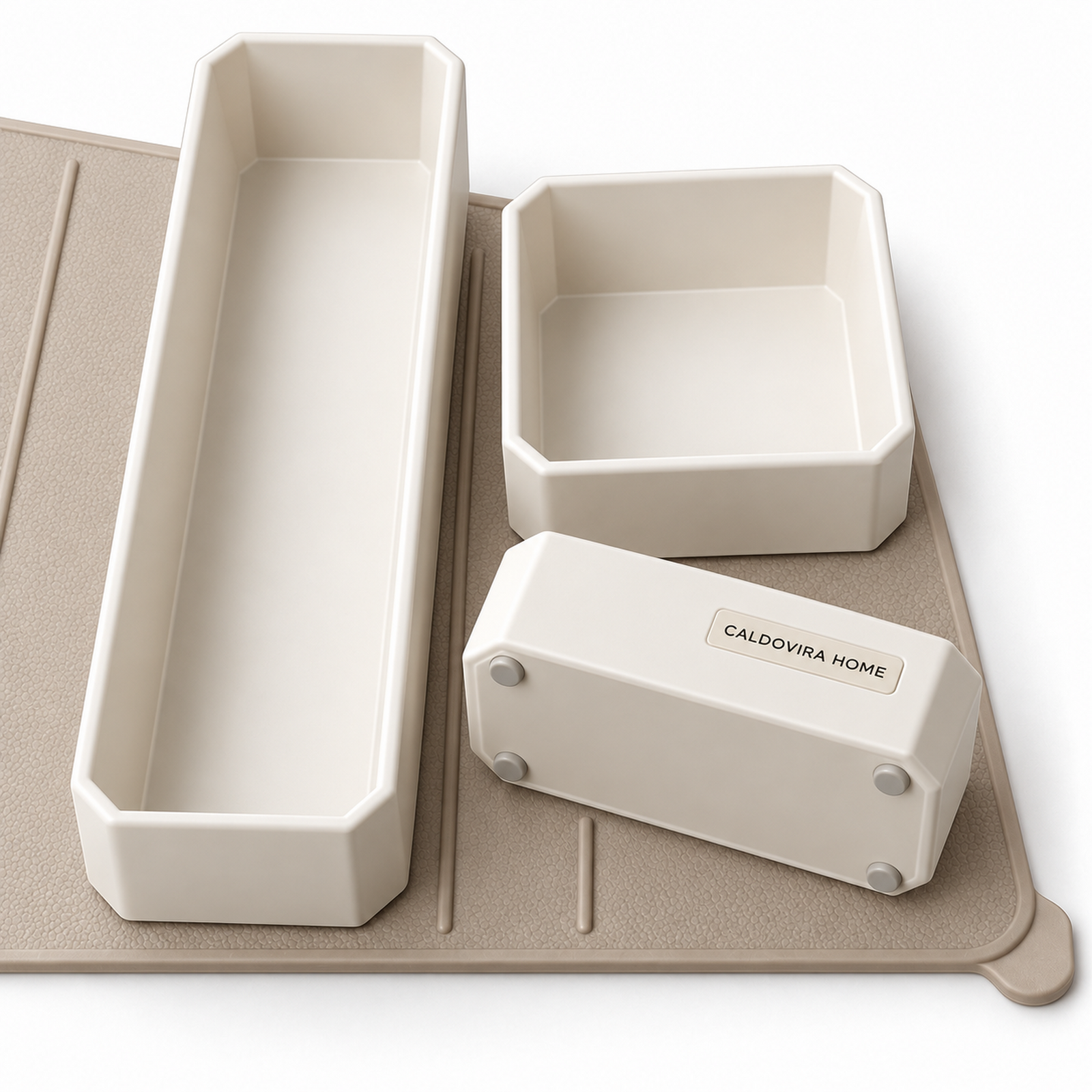 CALDOVIRA HOME GridNest Modular Organizer Set