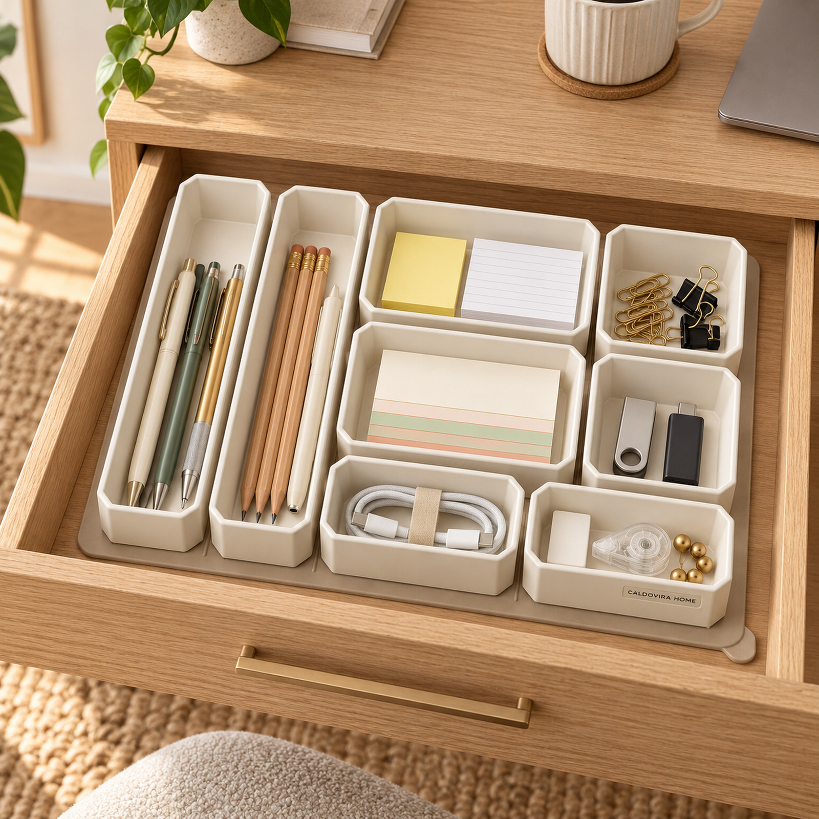 CALDOVIRA HOME GridNest Modular Organizer Set