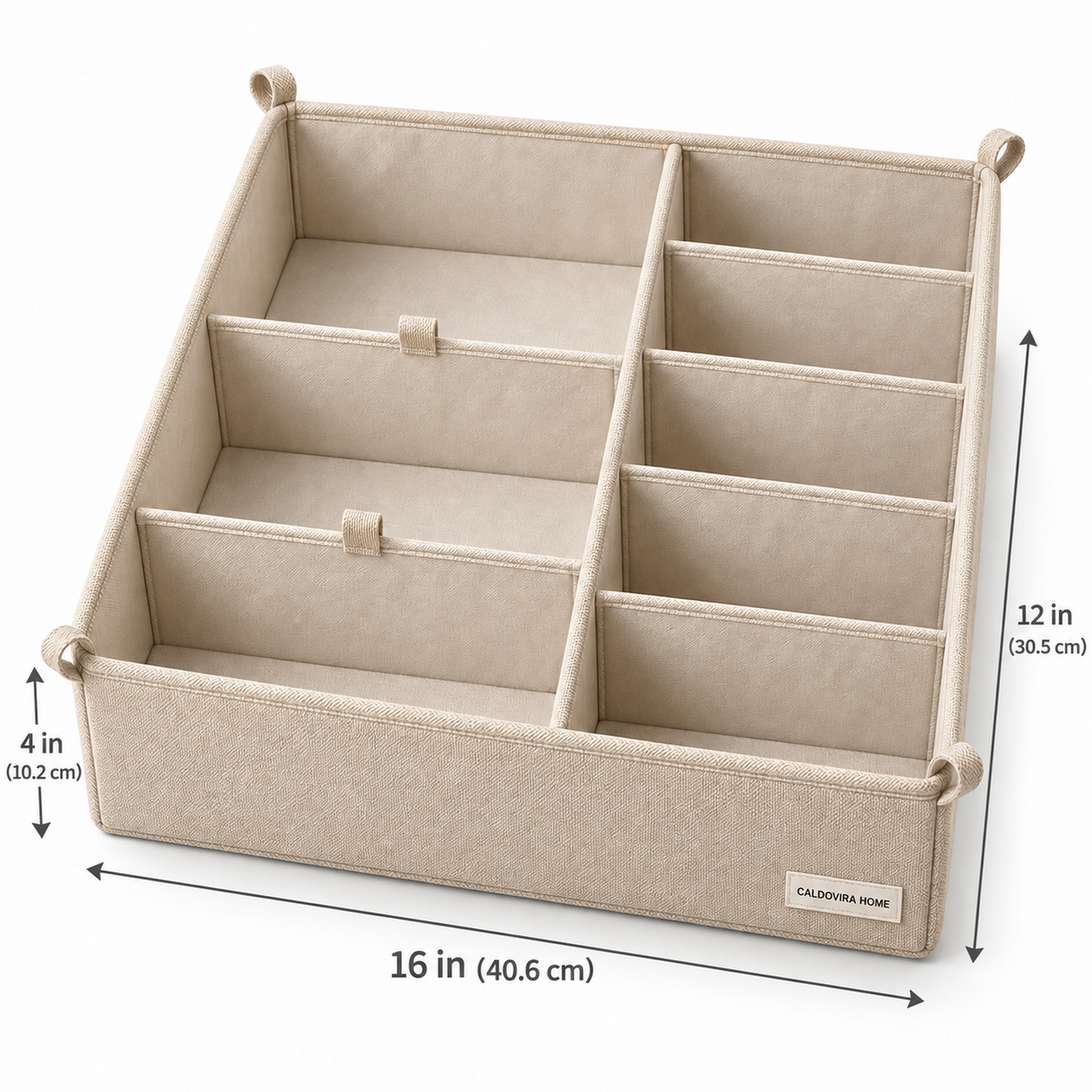 CALDOVIRA HOME SoftCell Folding Drawer Organizer