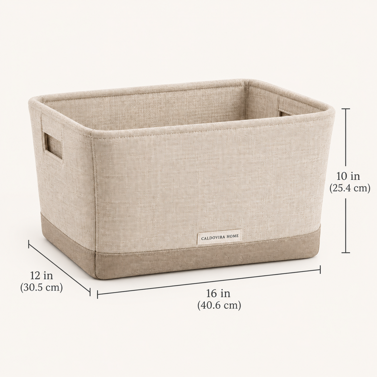 CALDOVIRA HOME HearthFold Rectangular Basket