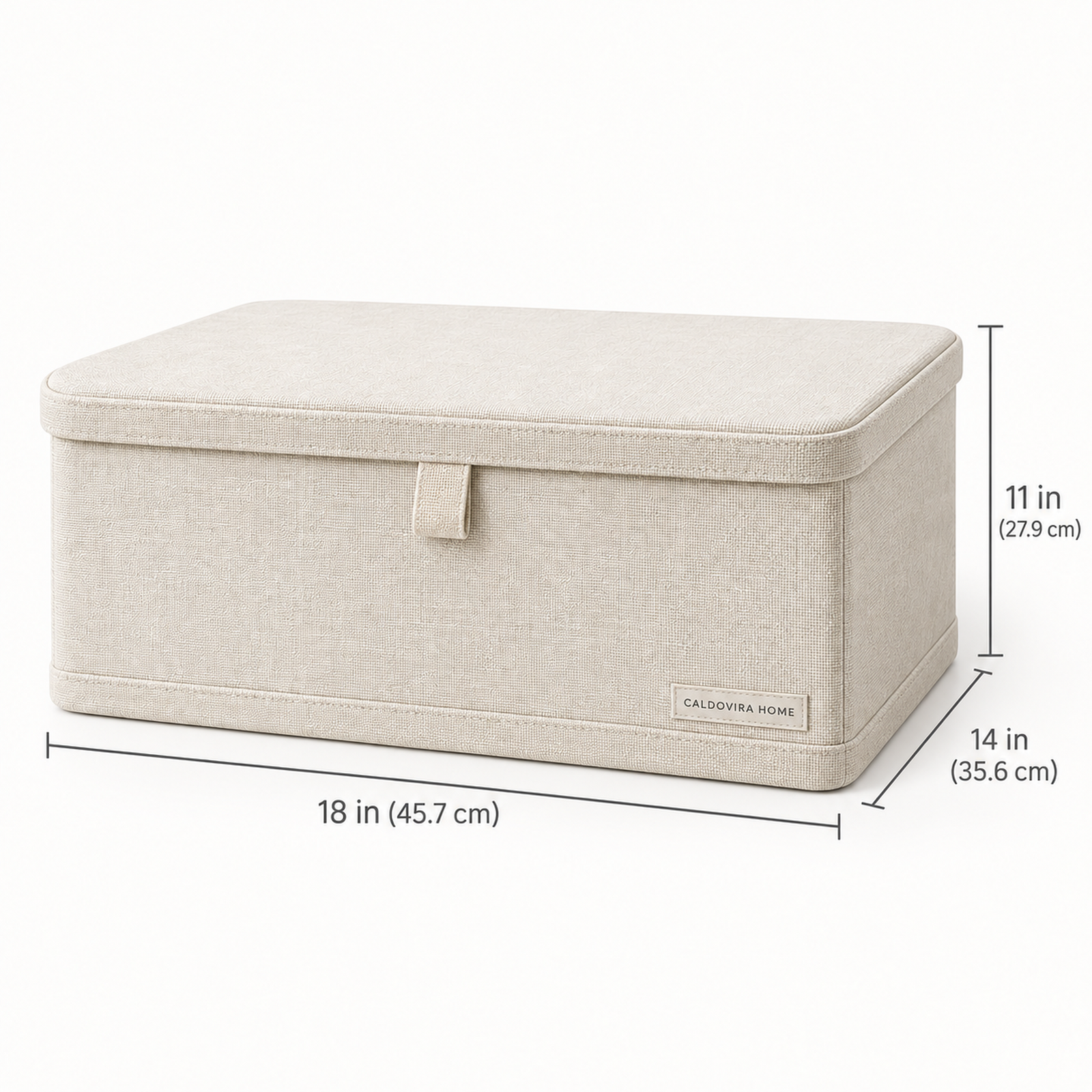 CALDOVIRA HOME FrameNest Lidded Storage Box