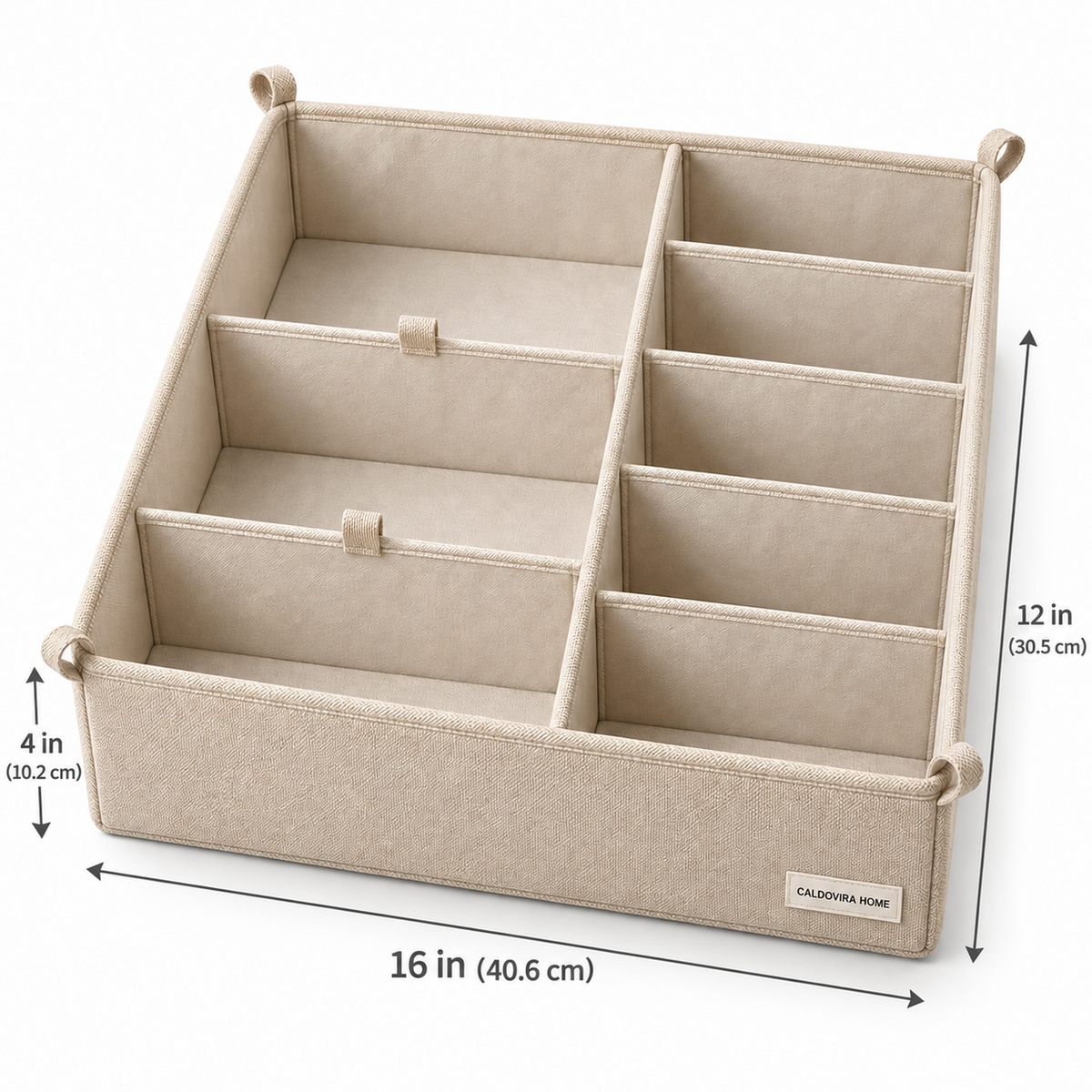 CALDOVIRA HOME SoftCell Folding Drawer Organizer