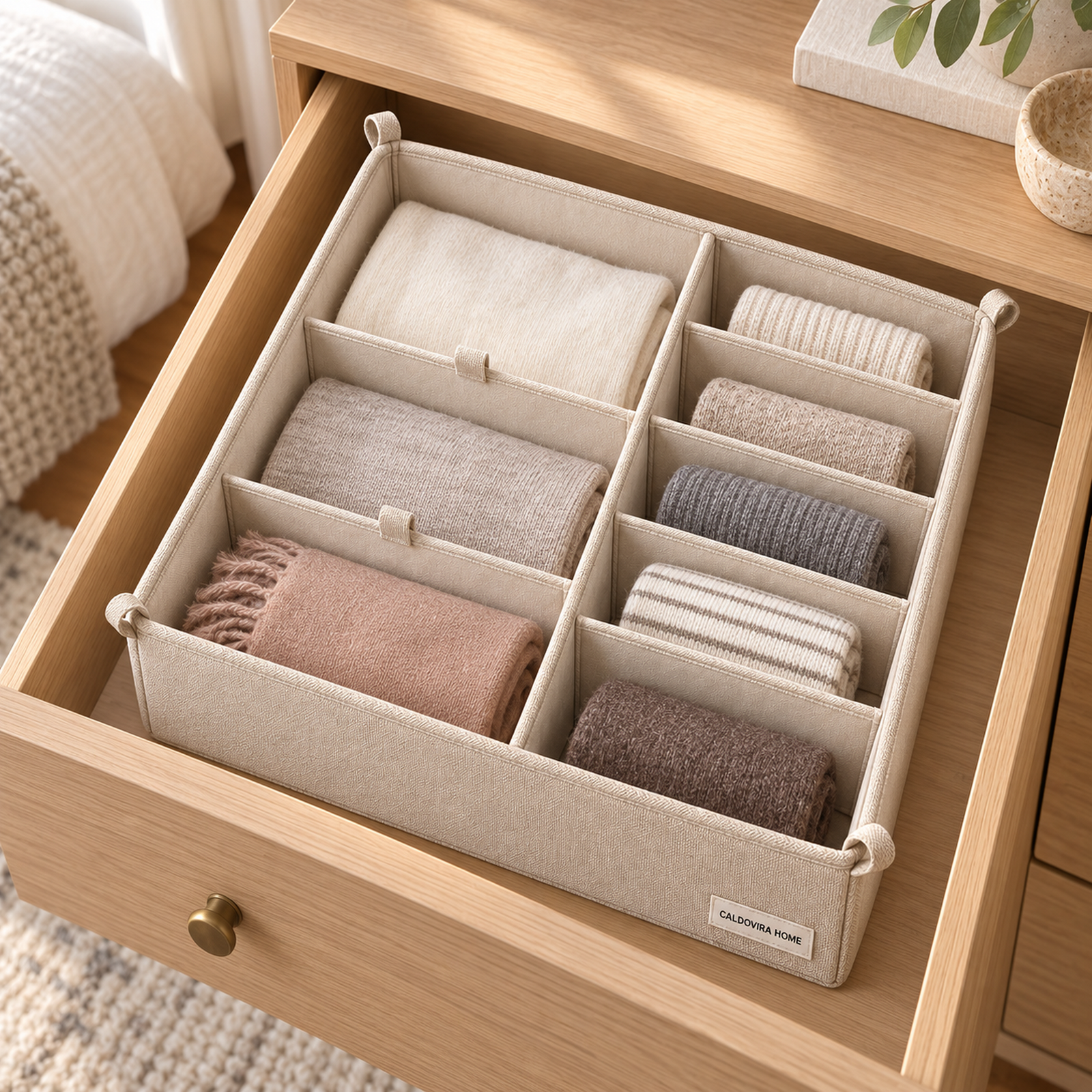 CALDOVIRA HOME SoftCell Folding Drawer Organizer