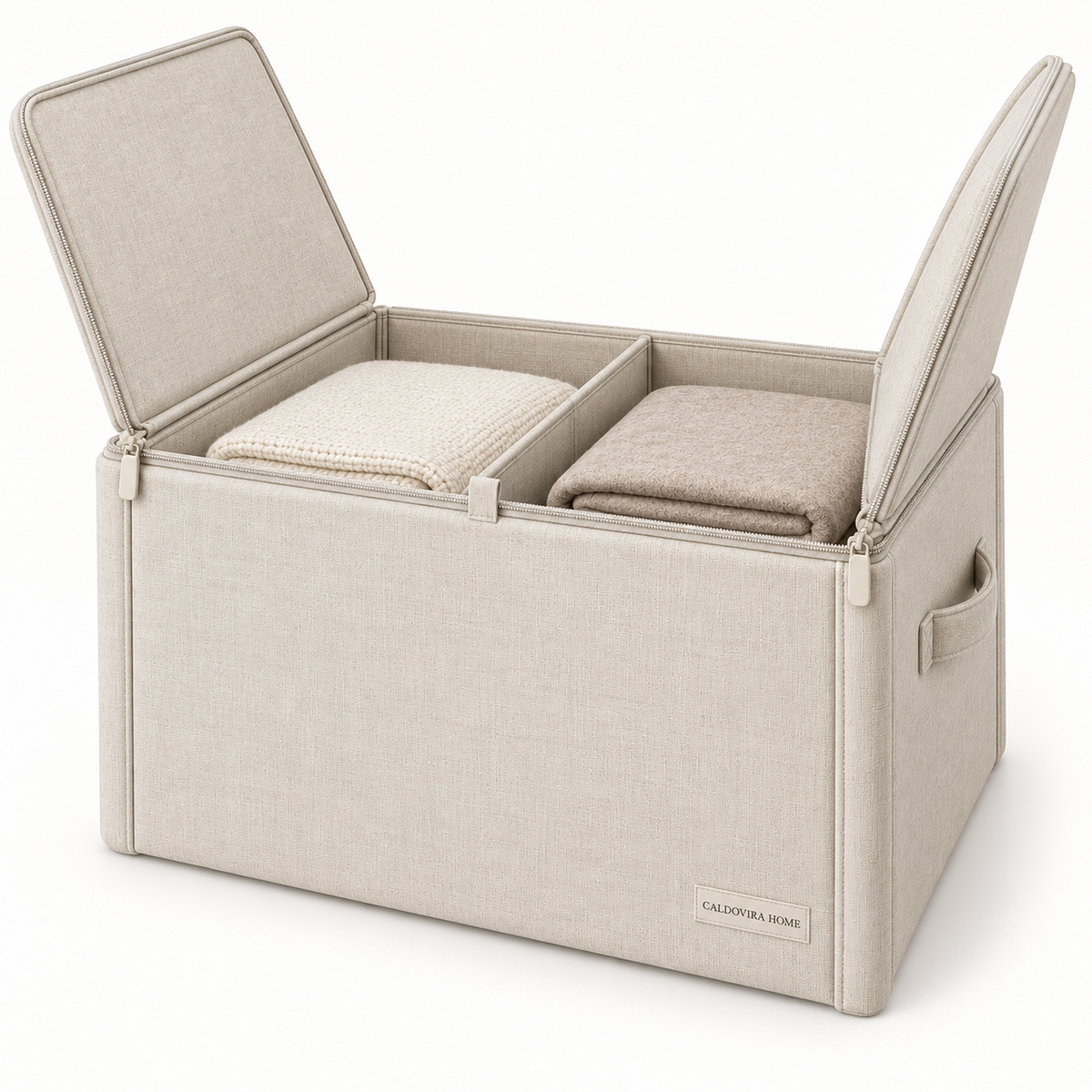 CALDOVIRA HOME LinenVault Structured Bedding Box