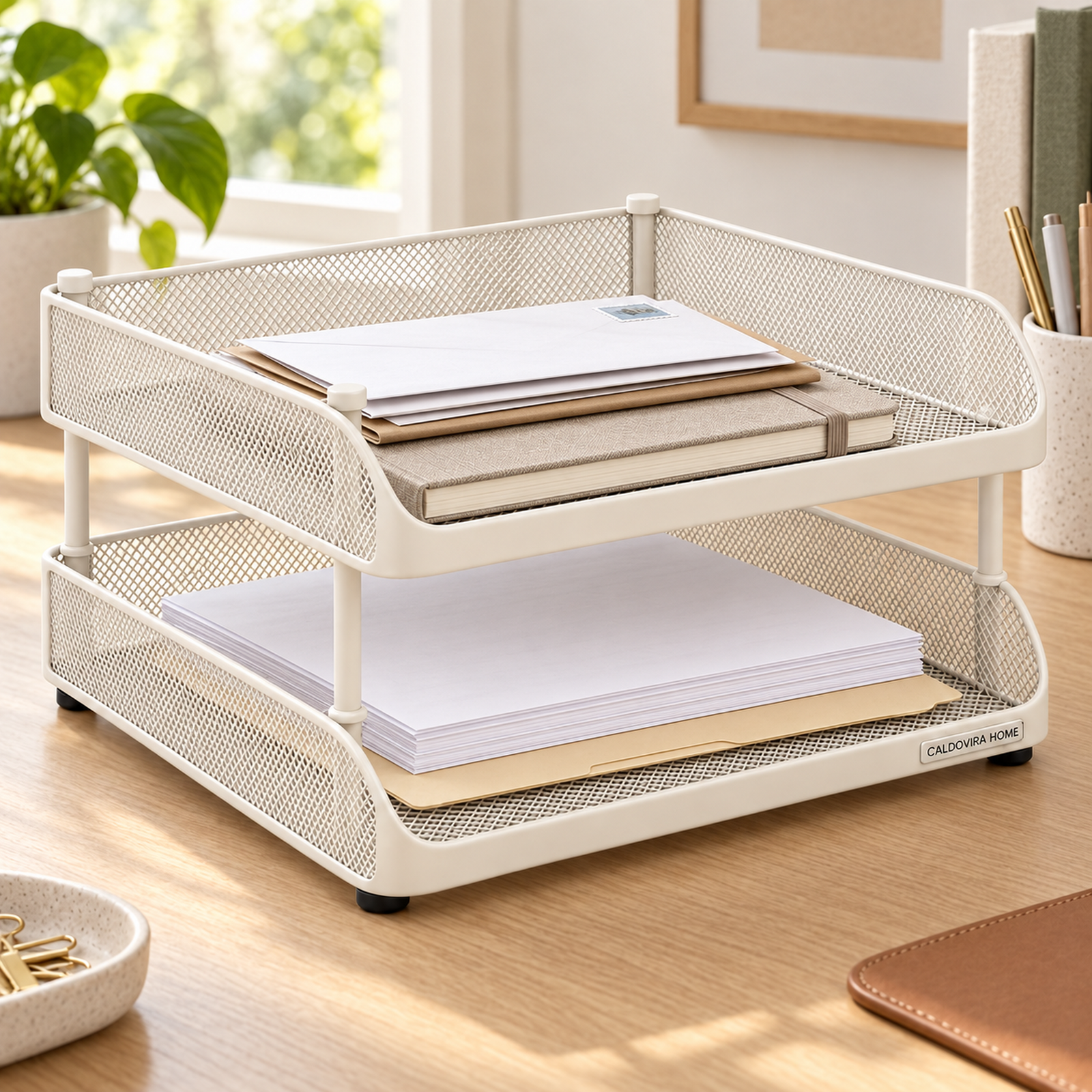 CALDOVIRA HOME StackArc Letter Tray Set