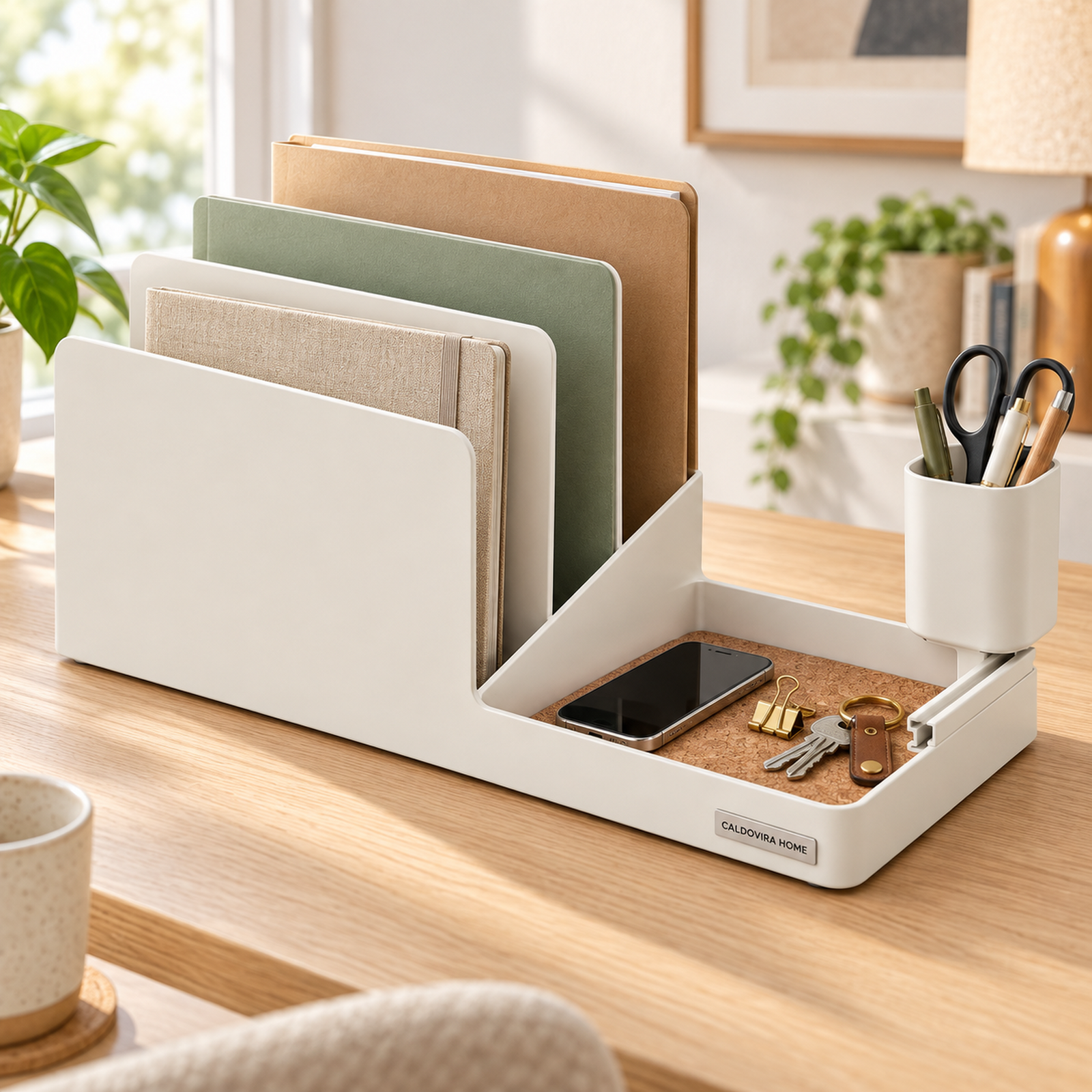 CALDOVIRA HOME PivotDesk File & Supply Caddy
