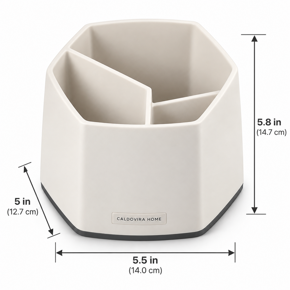 CALDOVIRA HOME FacetPod Multi-Zone Pen Cup
